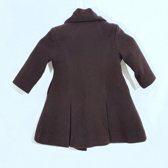 Rothschild Vintage Brown Wool Heirloom Pea Coat - Picture 2 of 6